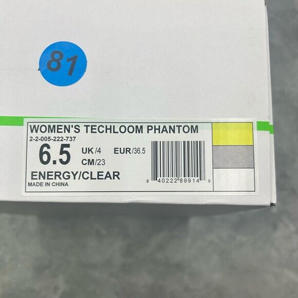 NIB APL WOMEN'S TECHLOOM PHANTOM Energy Clear Neon Color Size 6.5 Sneakers - Picture 14 of 15